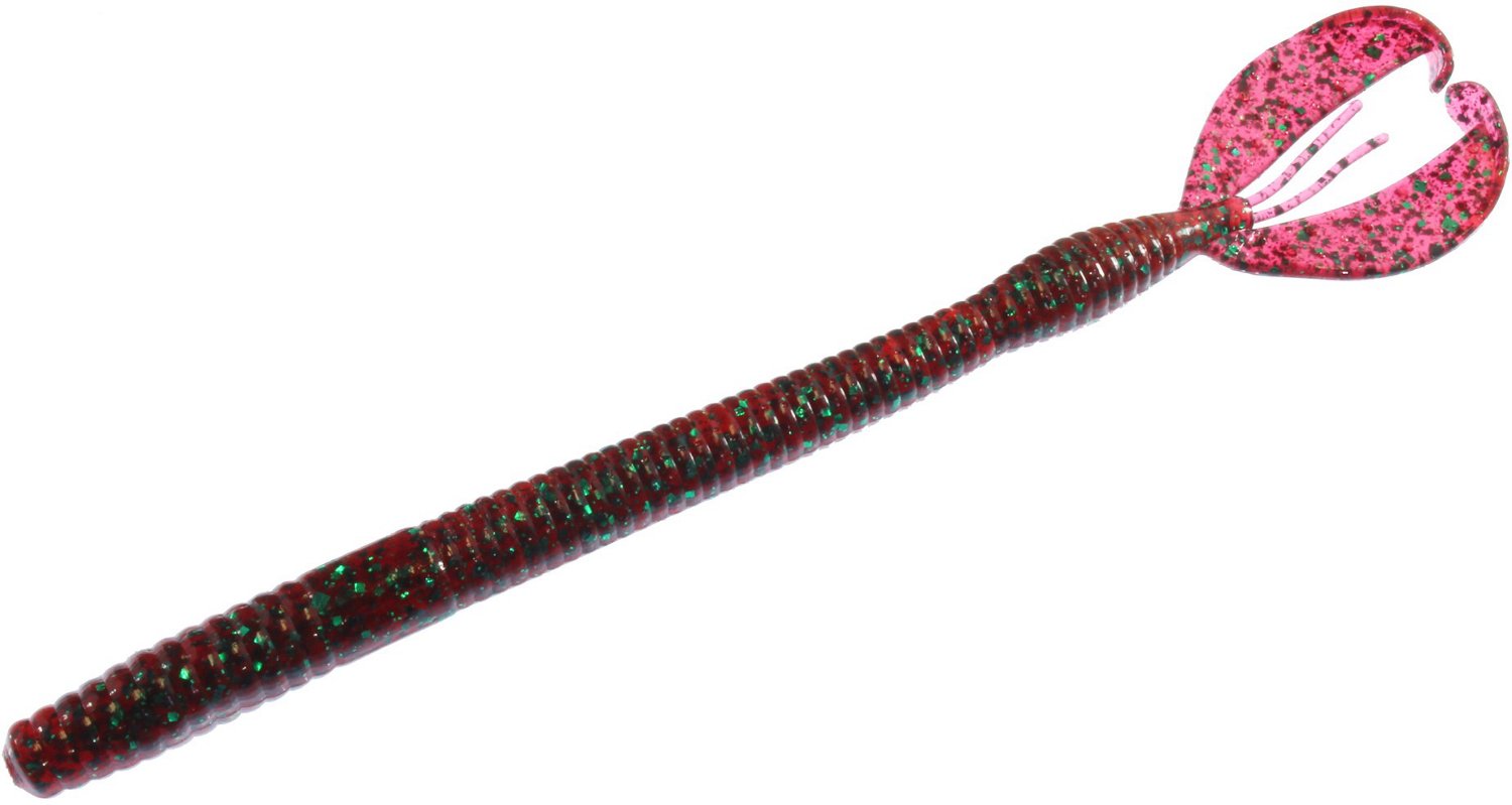 Zoom Z Craw Junebug Unrigged Plastic Worm Baits 10-Pack