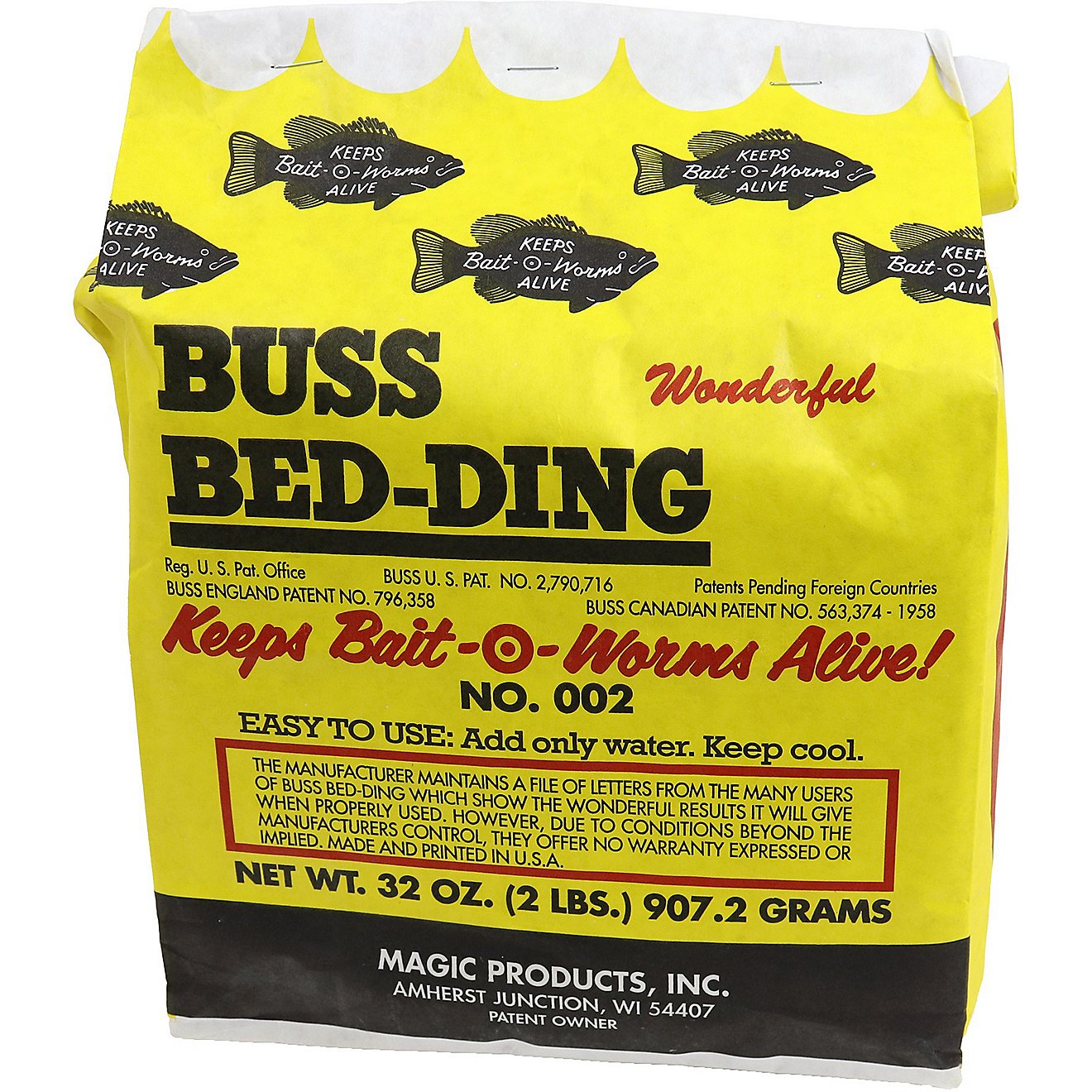 Magic Bait Buss Bedding 2 lb Bait Bag                                                                                            - view number 1