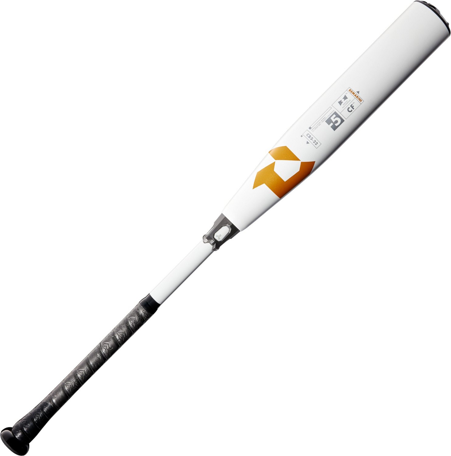 DeMarini Adults' CF 2022 Composite Baseball Bat (-5) - view number 3