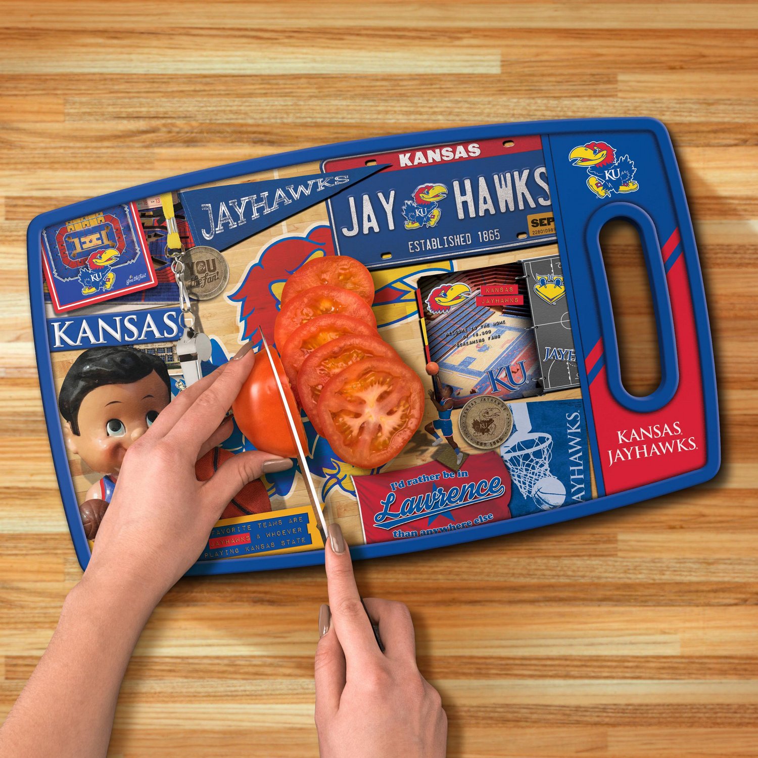 YouTheFan University Of Kansas Retro Series Cutting Board - view number 4