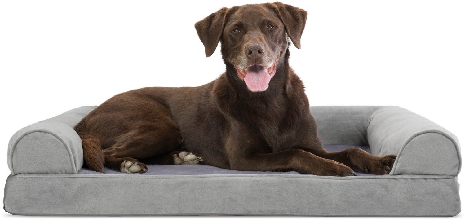 FurHaven Orthopedic Velvet Large Sofa Pet Bed - view number 2