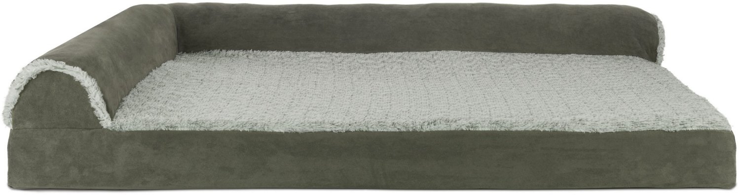 FurHaven Deluxe Suede Chaise Lounge Jumbo Pet Bed