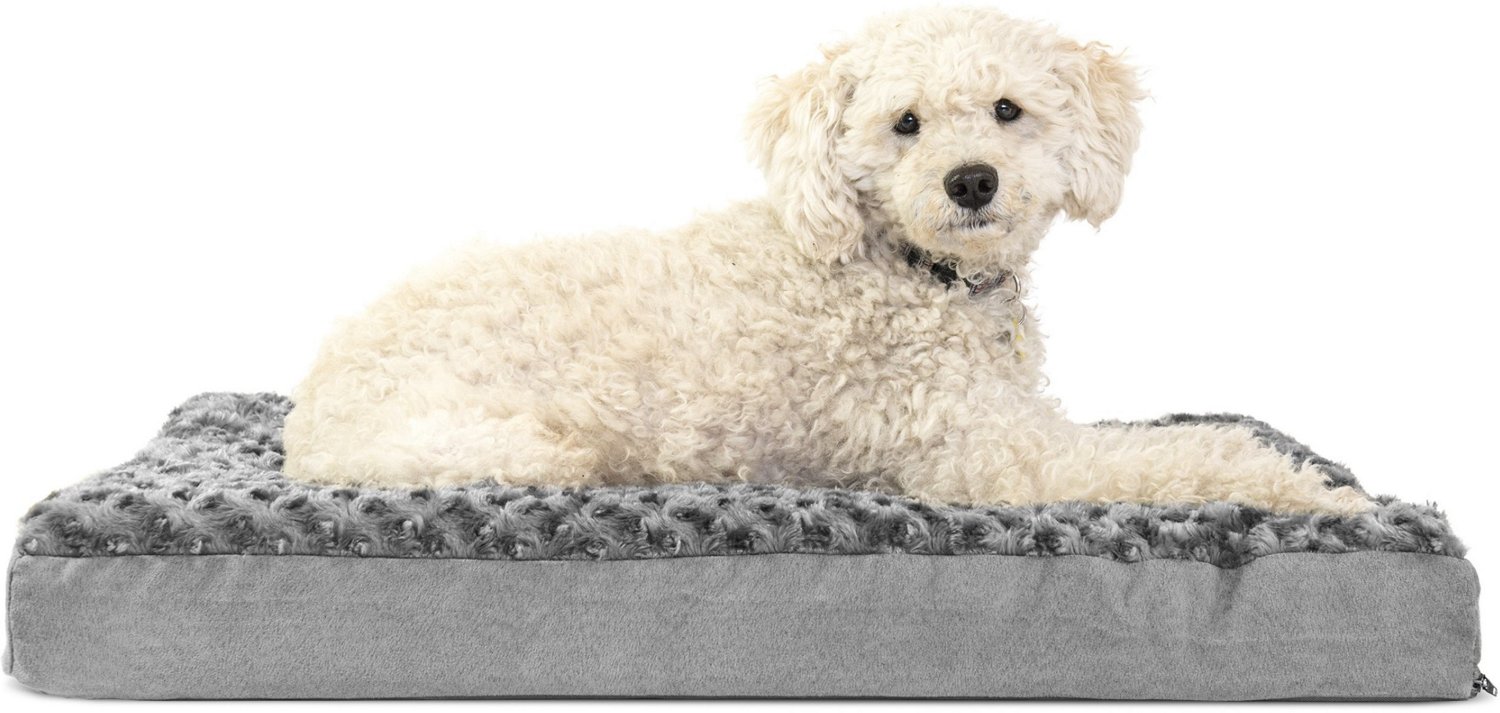 FurHaven Deluxe Ultra Plush Orthopedic Medium Mattress Pet Bed - view number 2