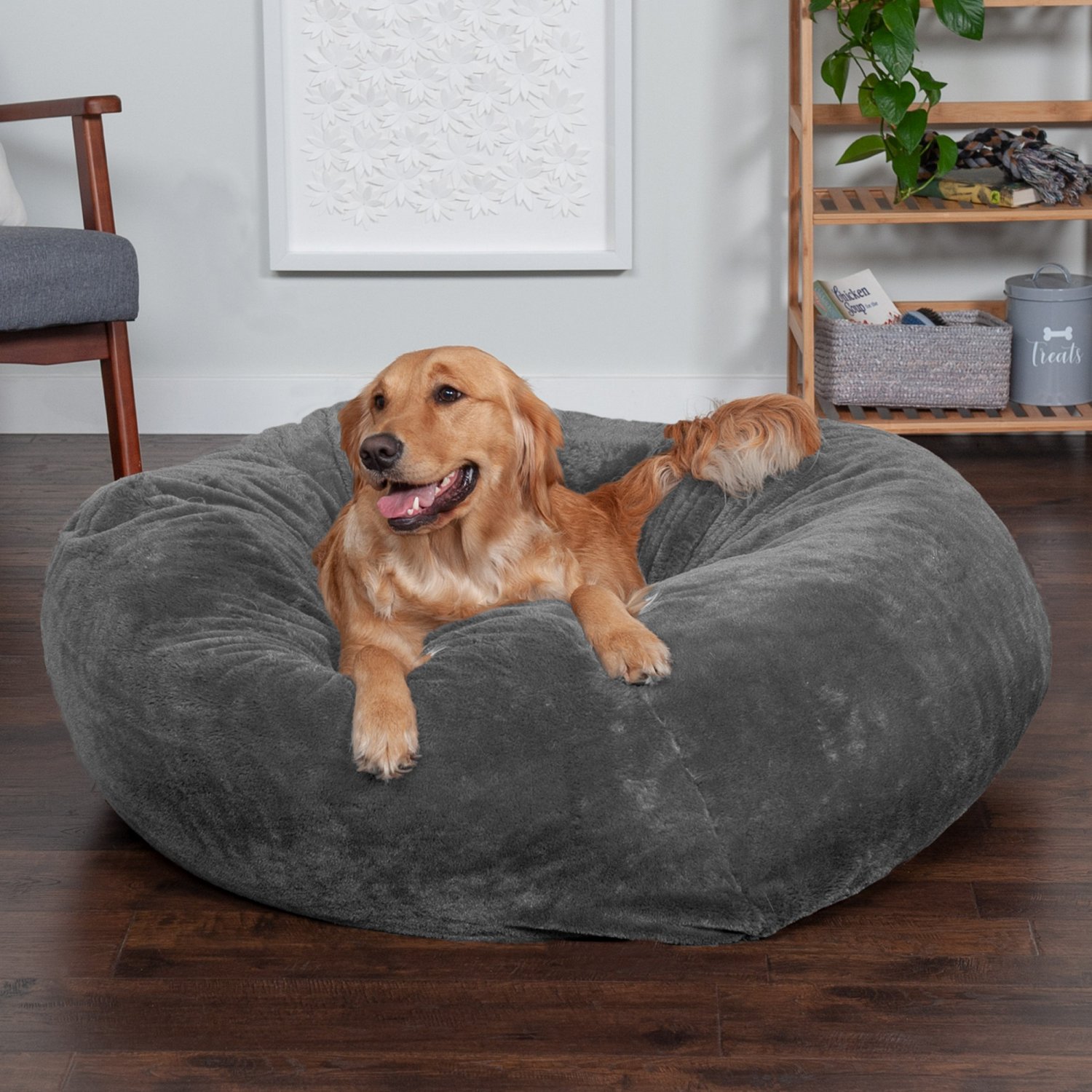 FurHaven Round Plush Ball Extra Large Pet Bed - view number 3