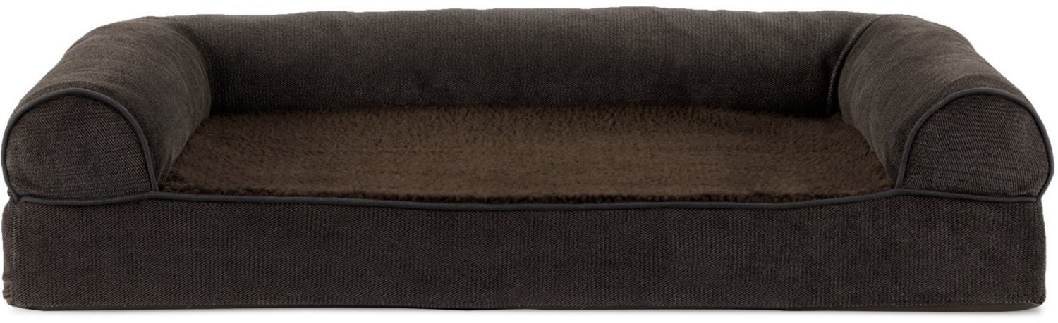 FurHaven Orthopedic Chenille Medium Sofa Pet Bed