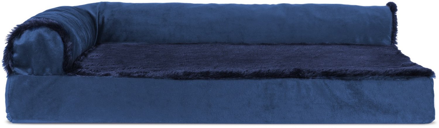 FurHaven Deluxe Velvet Chaise Lounge Large Pet Bed - view number 1