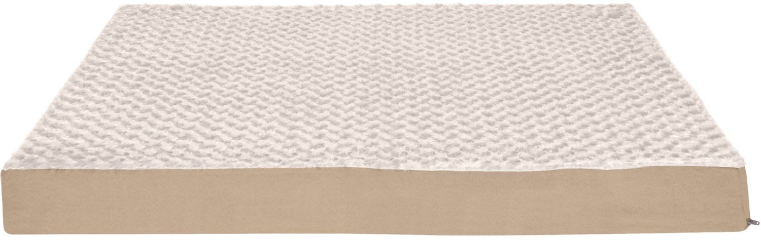 FurHaven Deluxe Ultra Plush Orthopedic Jumbo Mattress Pet Bed