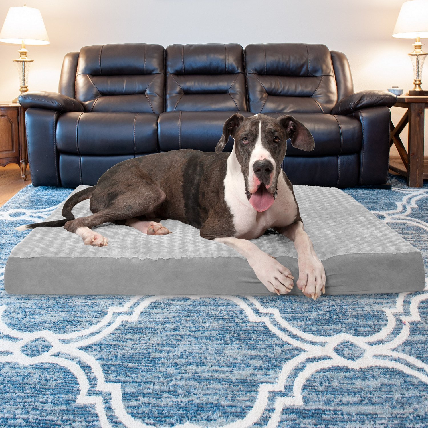 FurHaven Jumbo Plus Deluxe Ultra Plush Pet Dog Bed  - view number 2