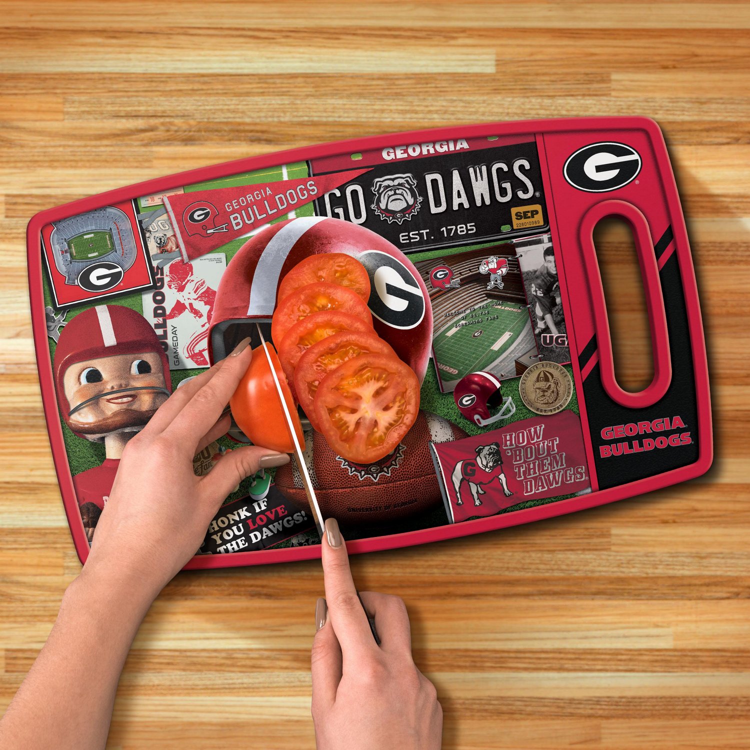 YouTheFan University Of Georgia Retro Series Cutting Board - view number 4