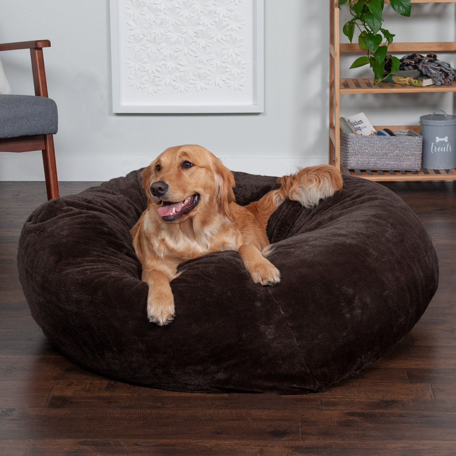FurHaven Round Plush Ball Extra Large Pet Bed - view number 3