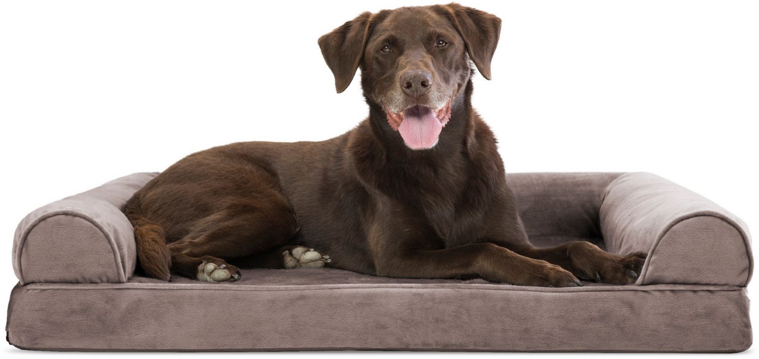 FurHaven Orthopedic Velvet Large Sofa Pet Bed - view number 2