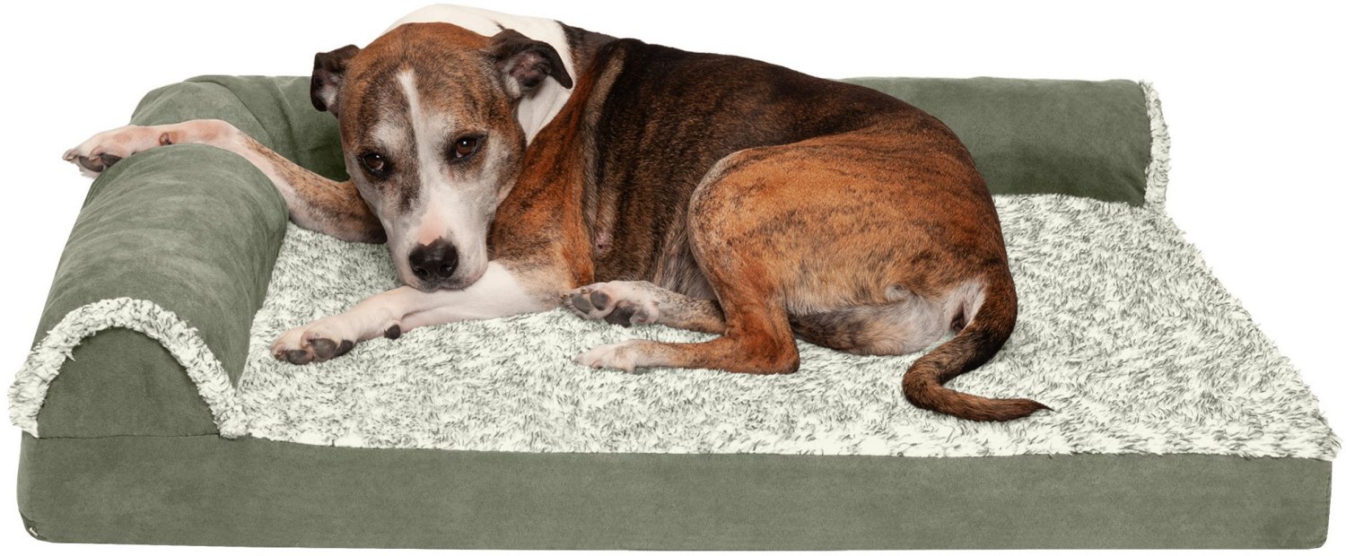 FurHaven Deluxe Suede Chaise Lounge Large Dog Bed - view number 2