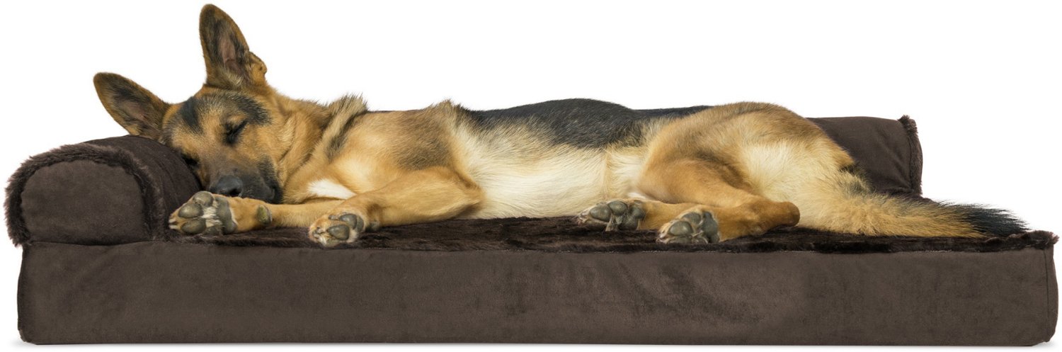 FurHaven Deluxe Velvet Chaise Lounge Jumbo Pet Bed - view number 2