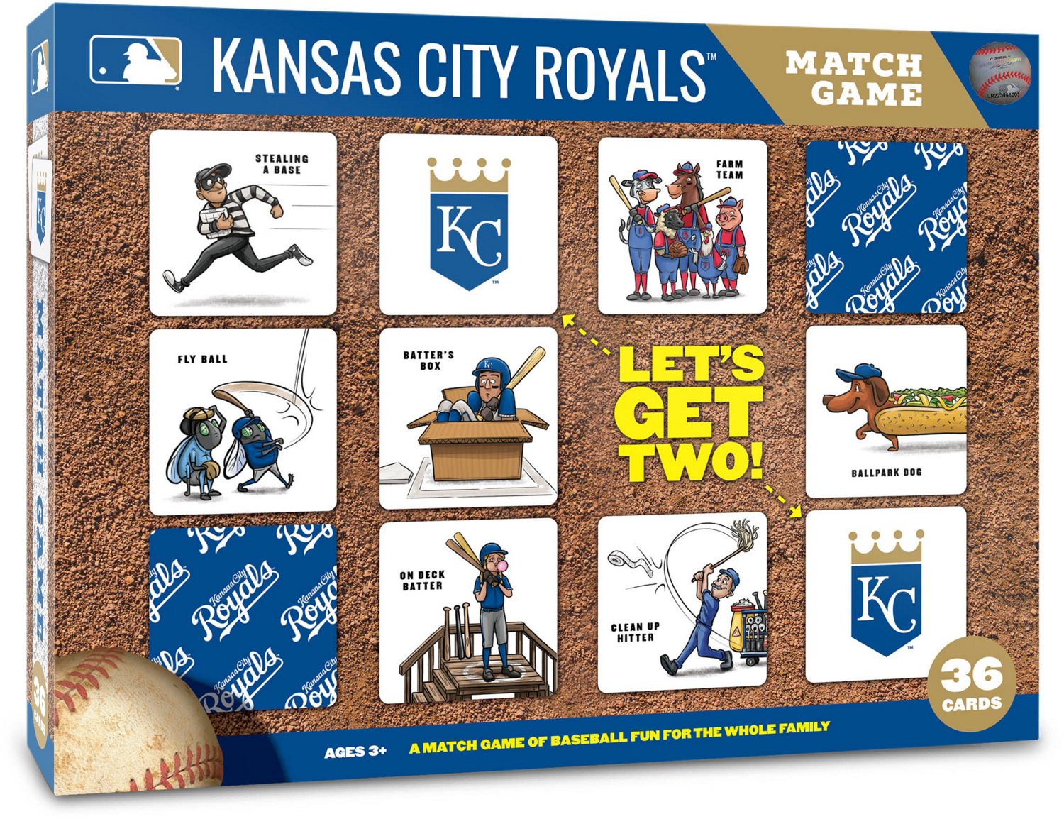YouTheFan Kansas City Royals Memory Match Game