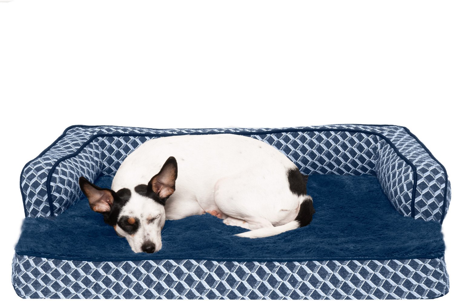 FurHaven Plush Decor Comfy Couch Orthopedic Medium Sofa Pet Bed - view number 2