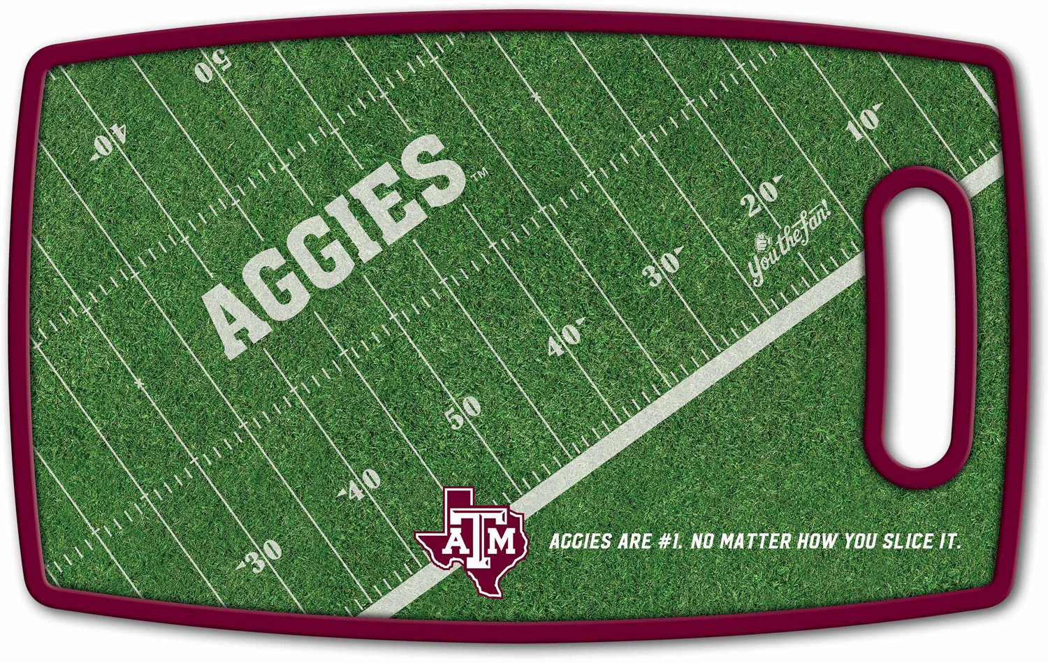 YouTheFan Texas A&M University Retro Series Cutting Board