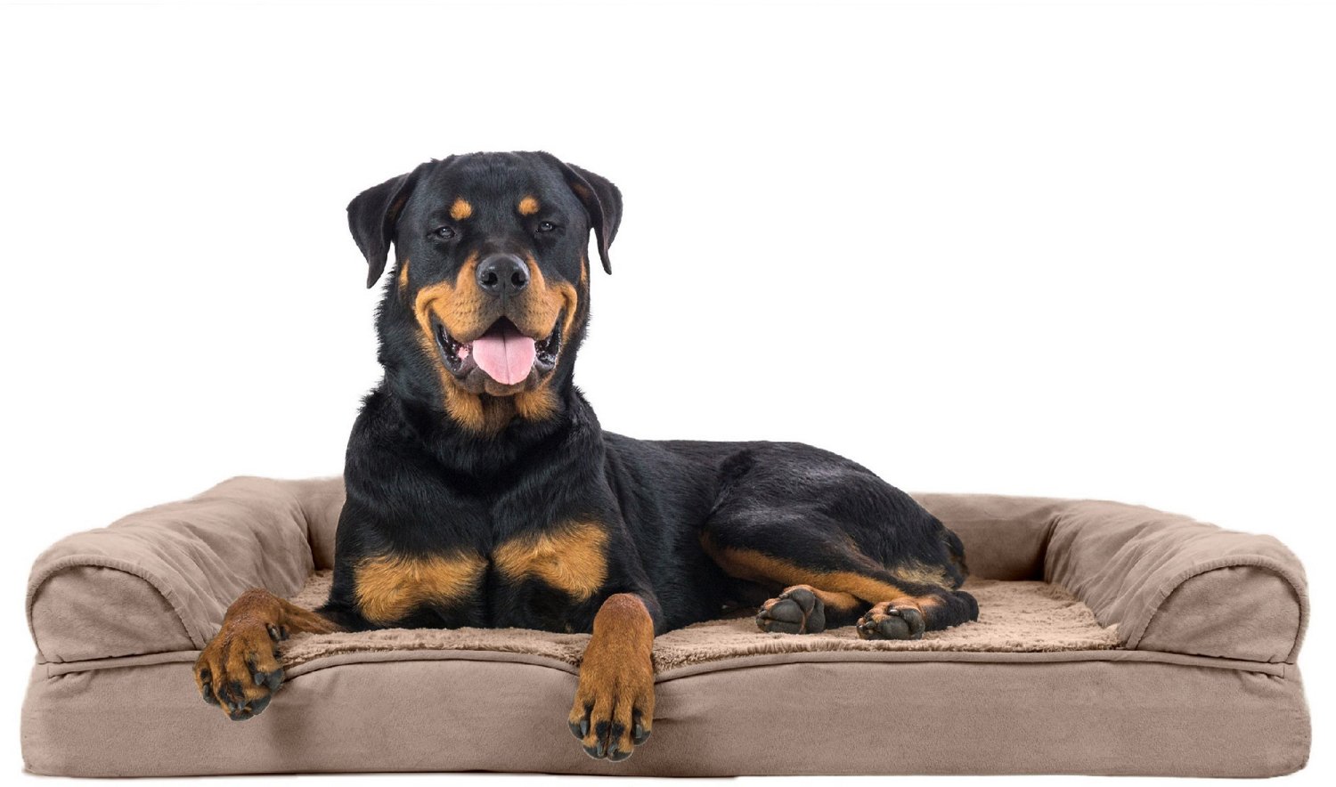 FurHaven Orthopedic Ultra Plush Jumbo Sofa Pet Bed - view number 2