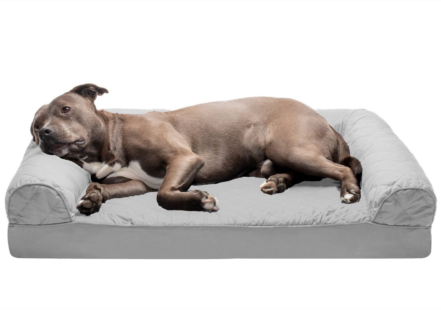FurHaven Orthopedic Quilted Large Sofa Pet Bed - view number 2