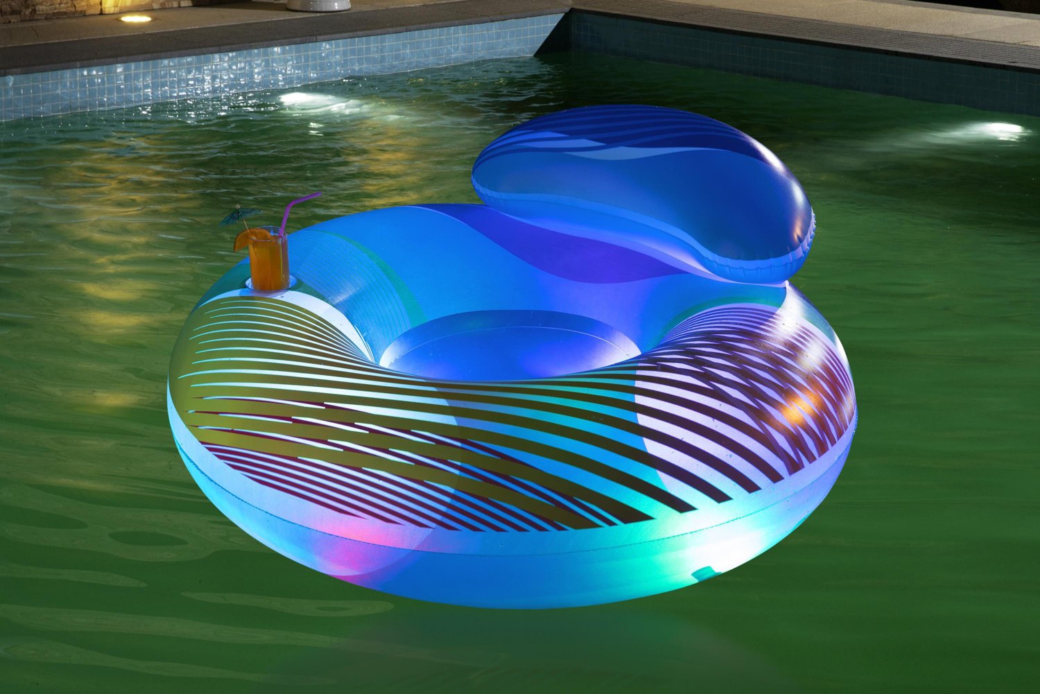 H2OGO! Swim Bright LED Swim Ring                                                                                                 - view number 3
