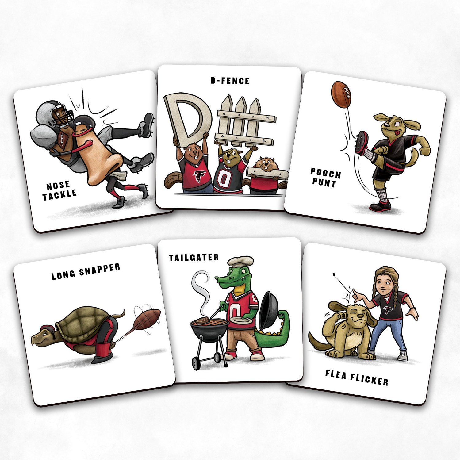 YouTheFan Atlanta Falcons Memory Match Game                                                                                      - view number 3