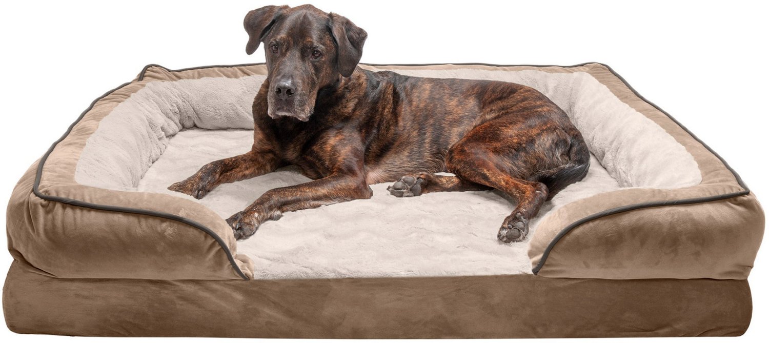 FurHaven Jumbo Plus Velvet Waves Pet Dog Bed  - view number 2