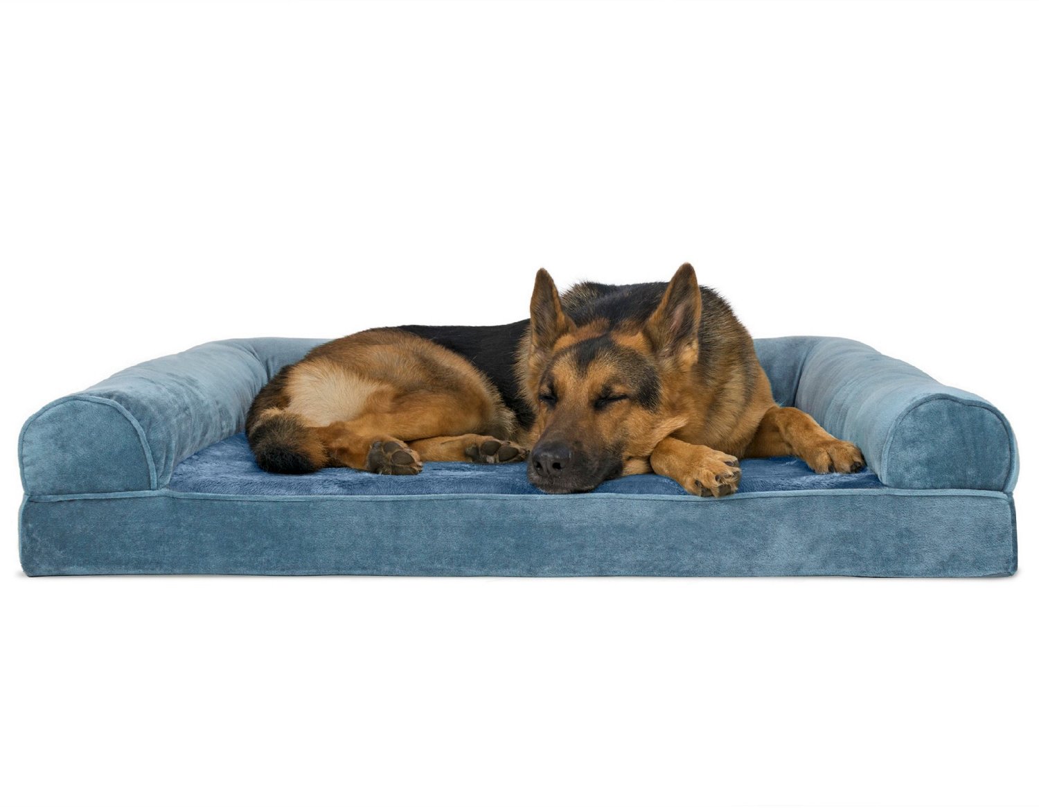 FurHaven Orthopedic Velvet Jumbo Sofa Pet Bed - view number 2