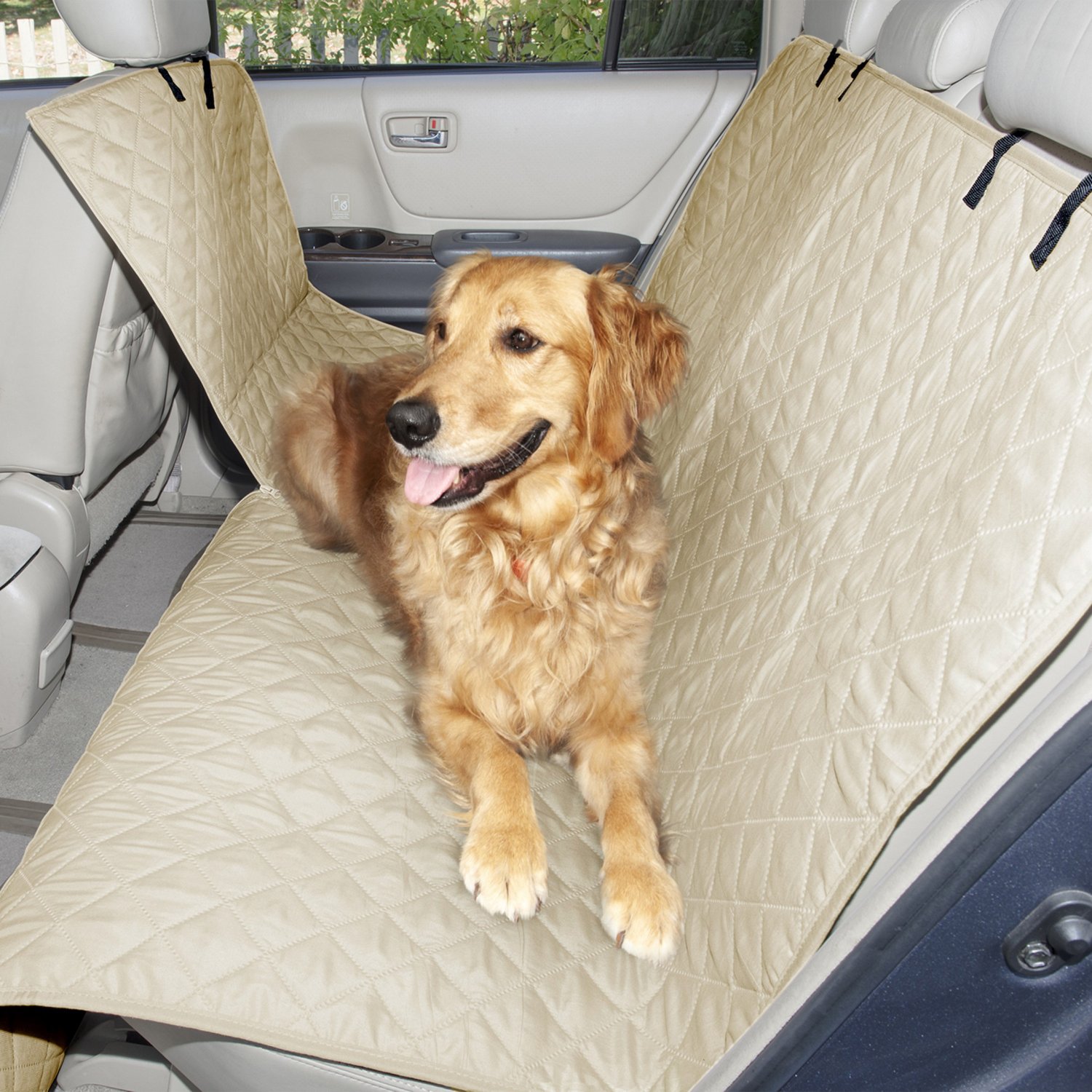 FurHaven Quilted Pet Hammock Car Seat Cover                                                                                      - view number 5