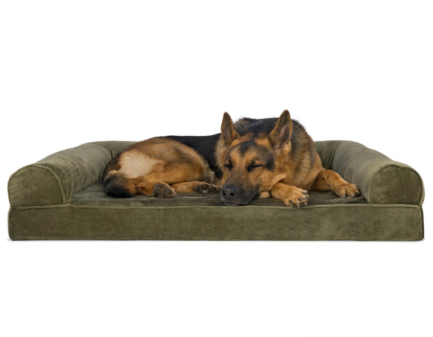 FurHaven Orthopedic Velvet Jumbo Sofa Pet Bed - view number 2