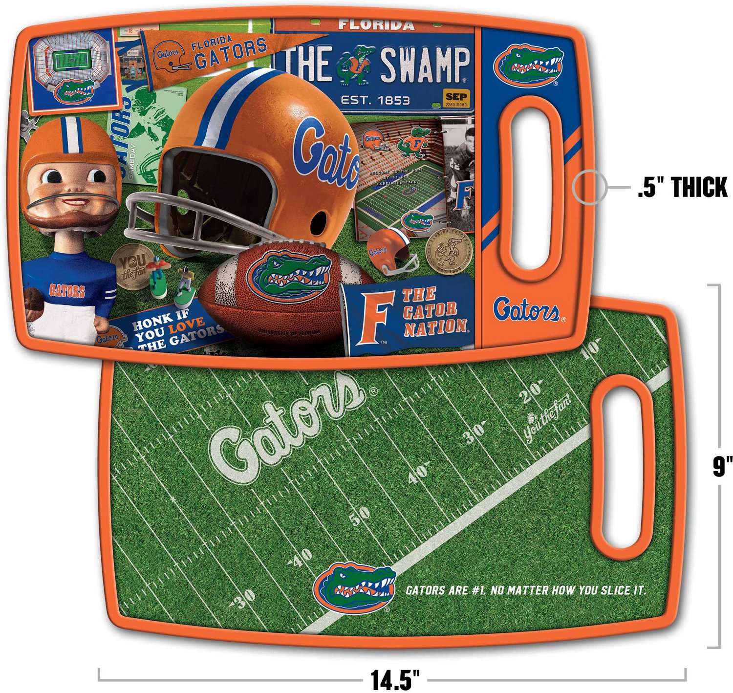 YouTheFan University Of Florida Retro Series Cutting Board
