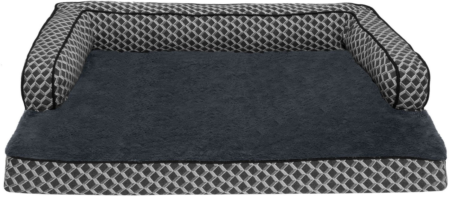 FurHaven Plush Decor Comfy Couch Orthopedic Large Sofa Pet Bed - view number 1