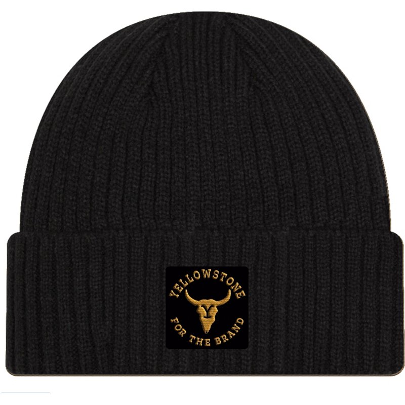 Yellowstone For The Brand Beanie Hat Black - Men's Hunting/Fishing Headwear at Academy Sports product image