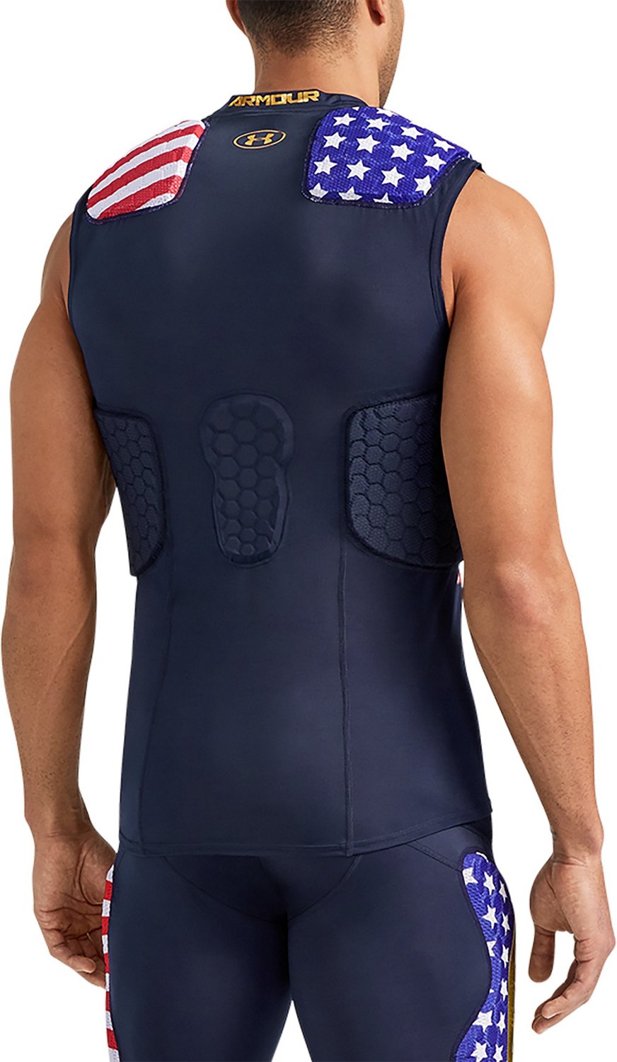 Under Armour Adults' Armor Pro Americana Gameday 5Pad Football Top
