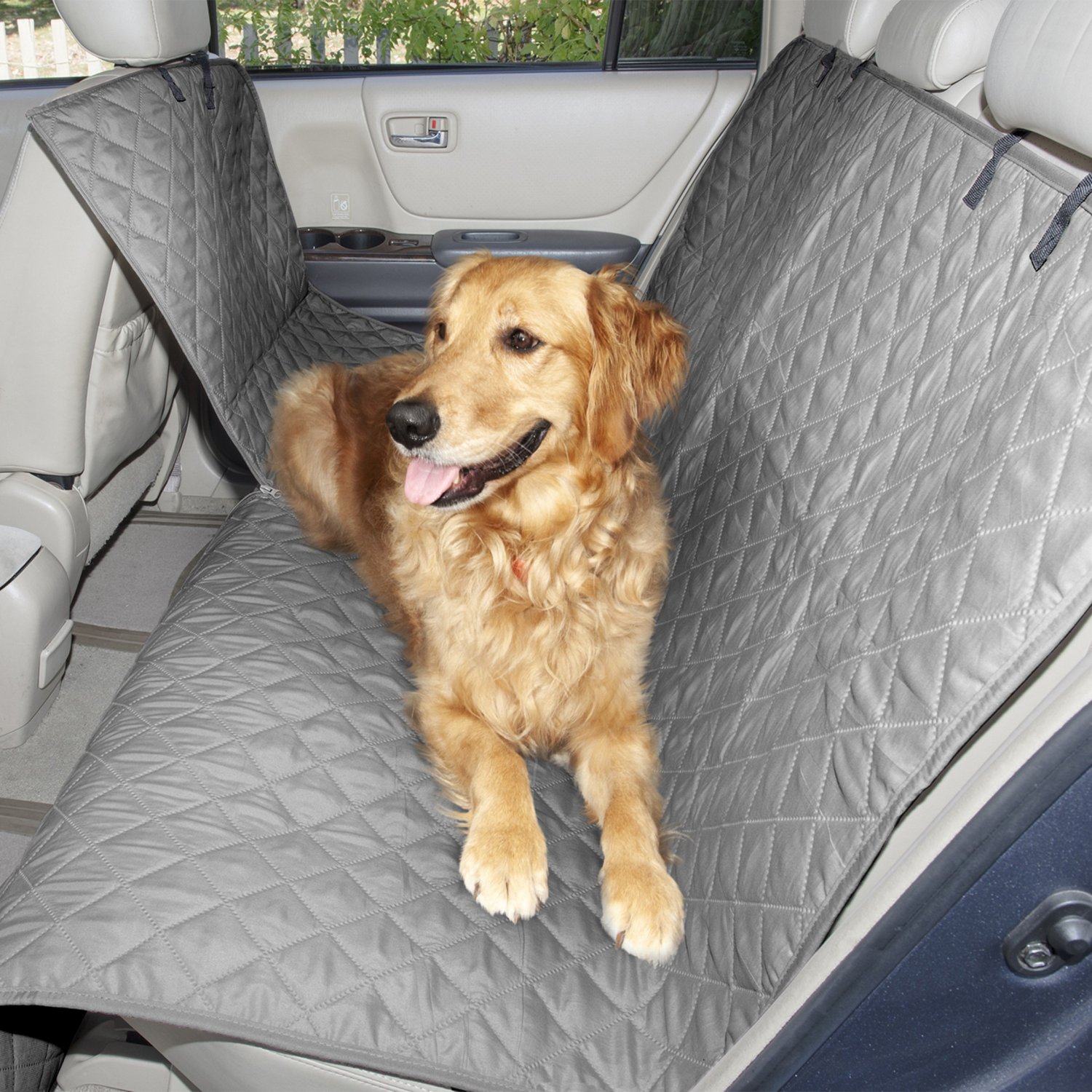 FurHaven Quilted Pet Hammock Car Seat Cover                                                                                      - view number 5
