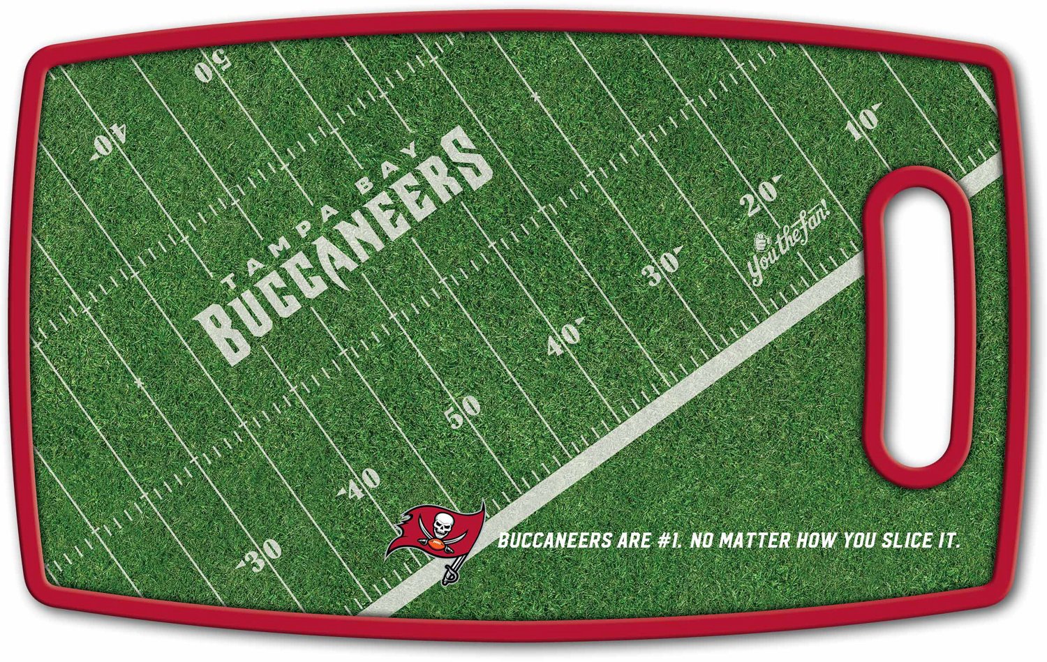 YouTheFan Tampa Bay Buccaneers Retro Series Cutting Board                                                                        - view number 3