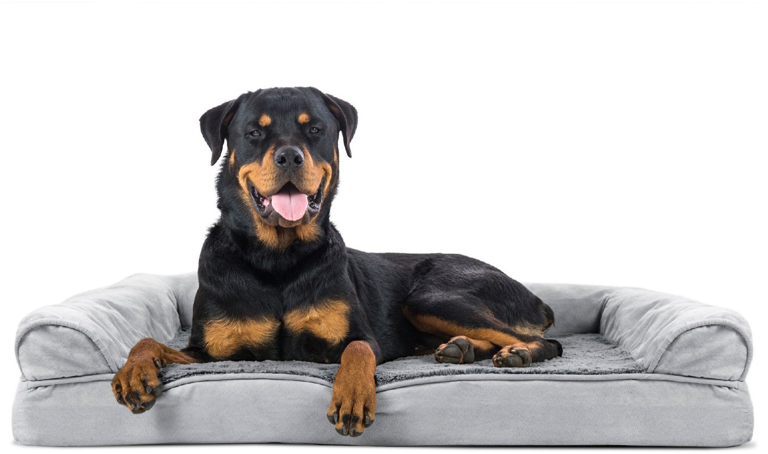 FurHaven Orthopedic Ultra Plush Jumbo Sofa Pet Bed - view number 2