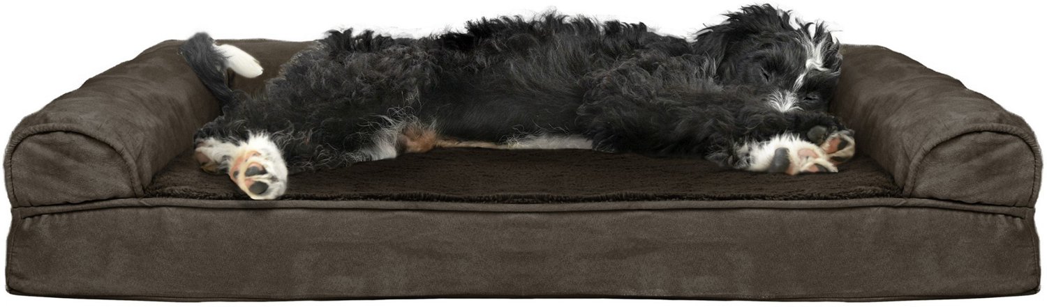 FurHaven Cooling Gel Large Sofa Pet Bed - view number 2