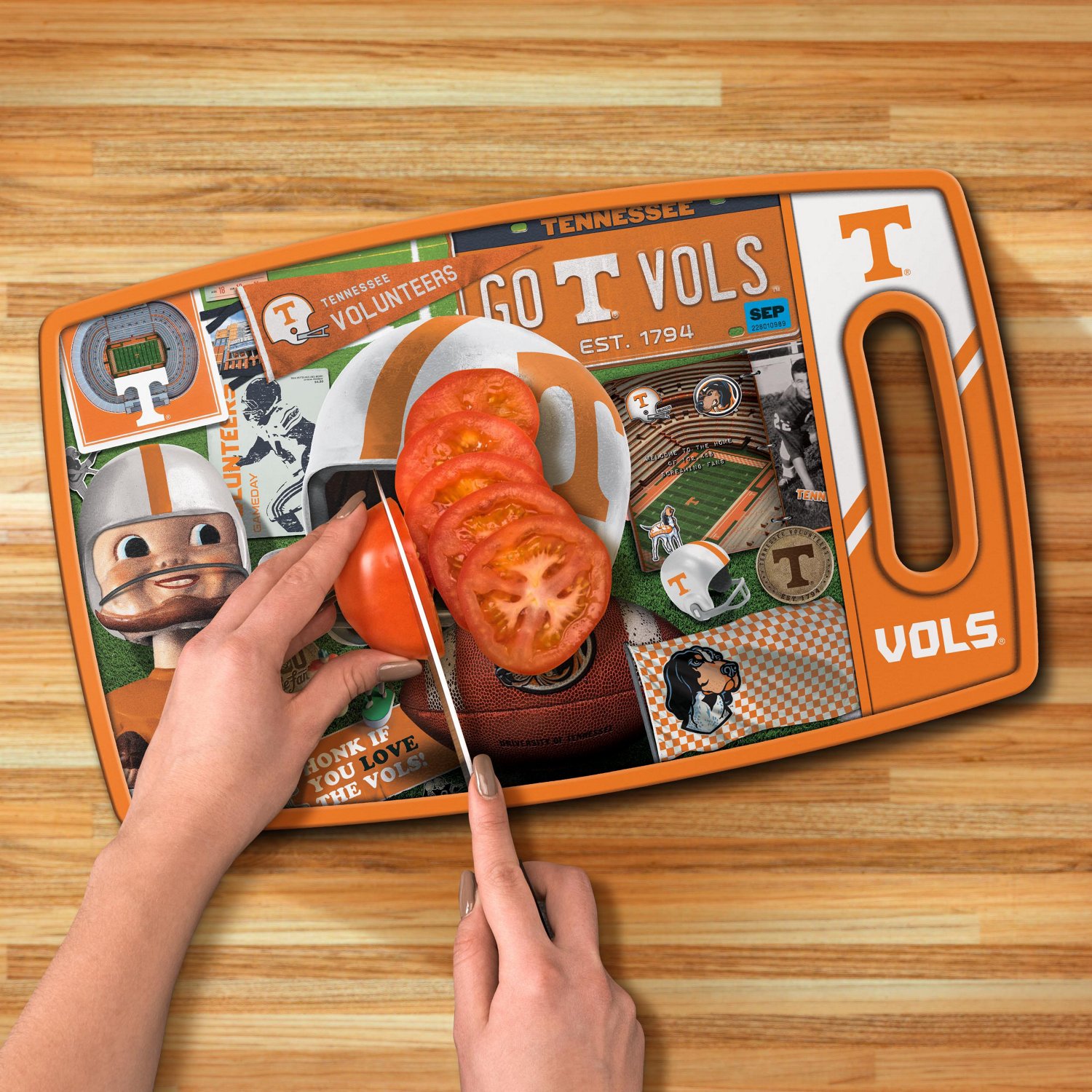 YouTheFan University Of Tennessee Retro Series Cutting Board