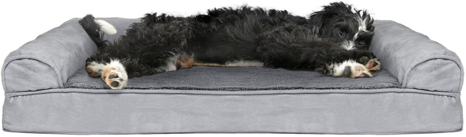 FurHaven Cooling Gel Large Sofa Pet Bed - view number 2