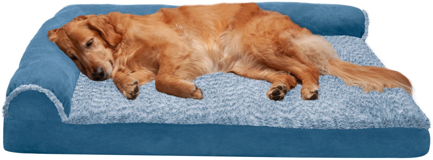 FurHaven Deluxe Suede Chaise Lounge Jumbo Pet Bed                                                                                - view number 2