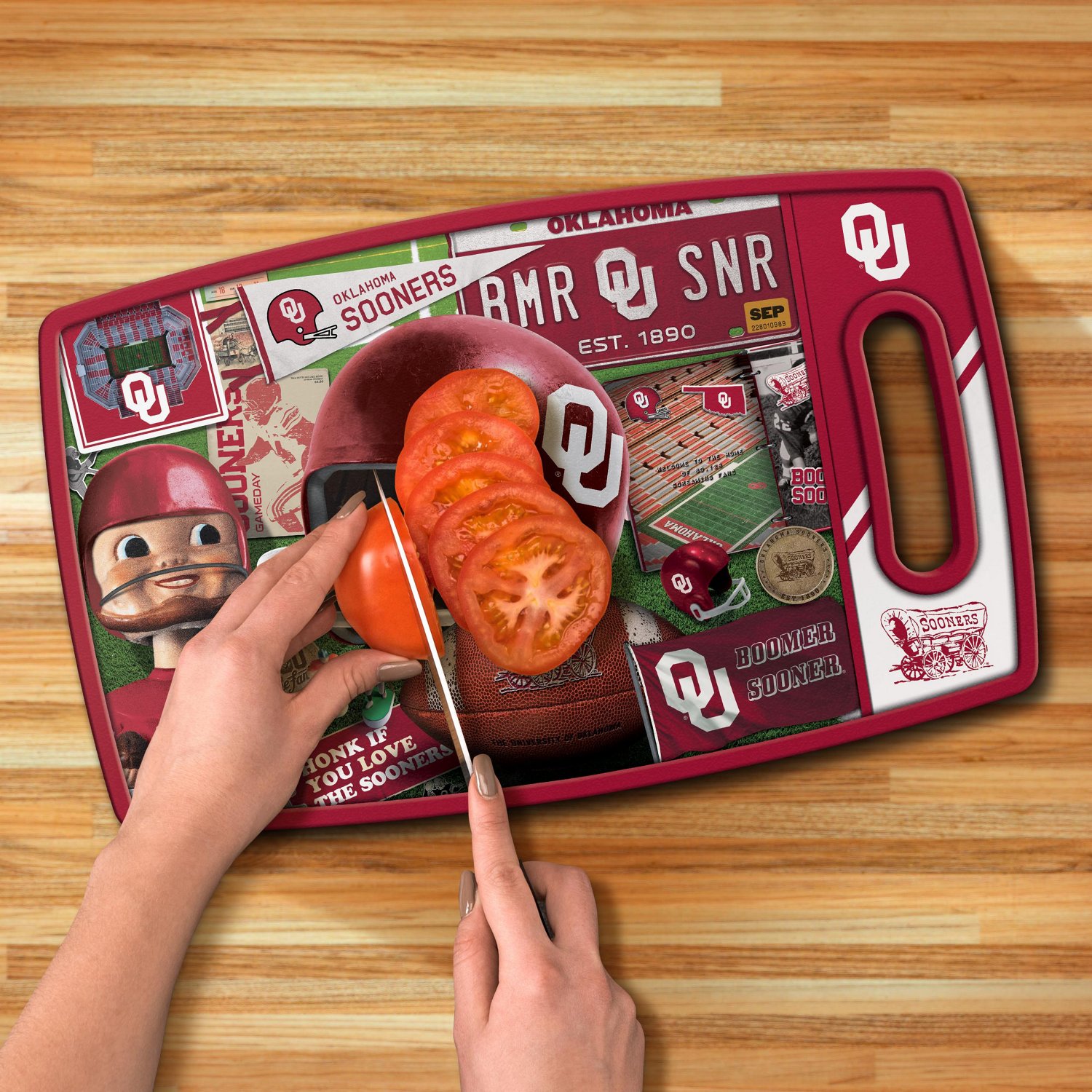 YouTheFan University Of Oklahoma Retro Series Cutting Board - view number 4