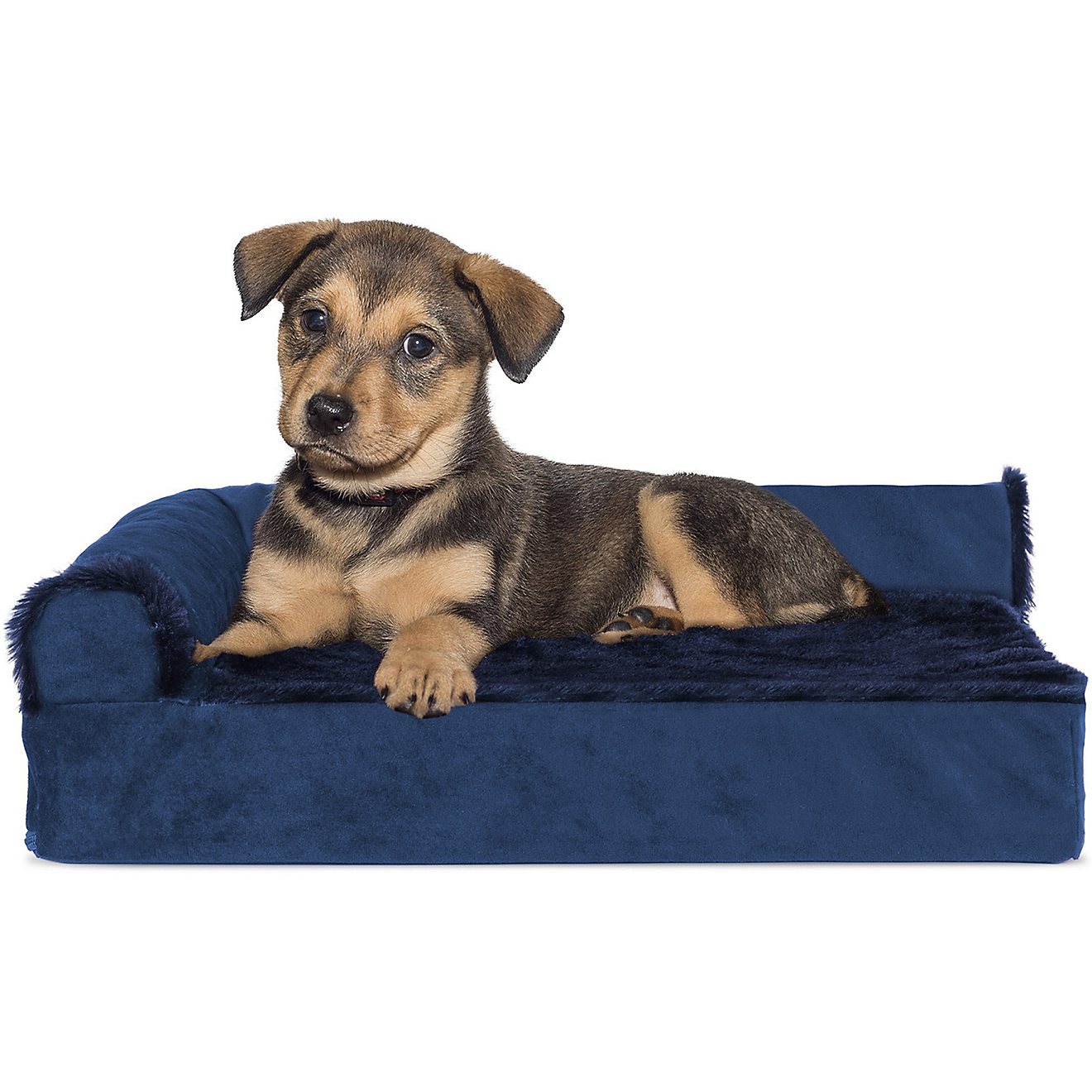 FurHaven Deluxe Velvet Chaise Lounge Medium Pet Bed                                                                              - view number 2