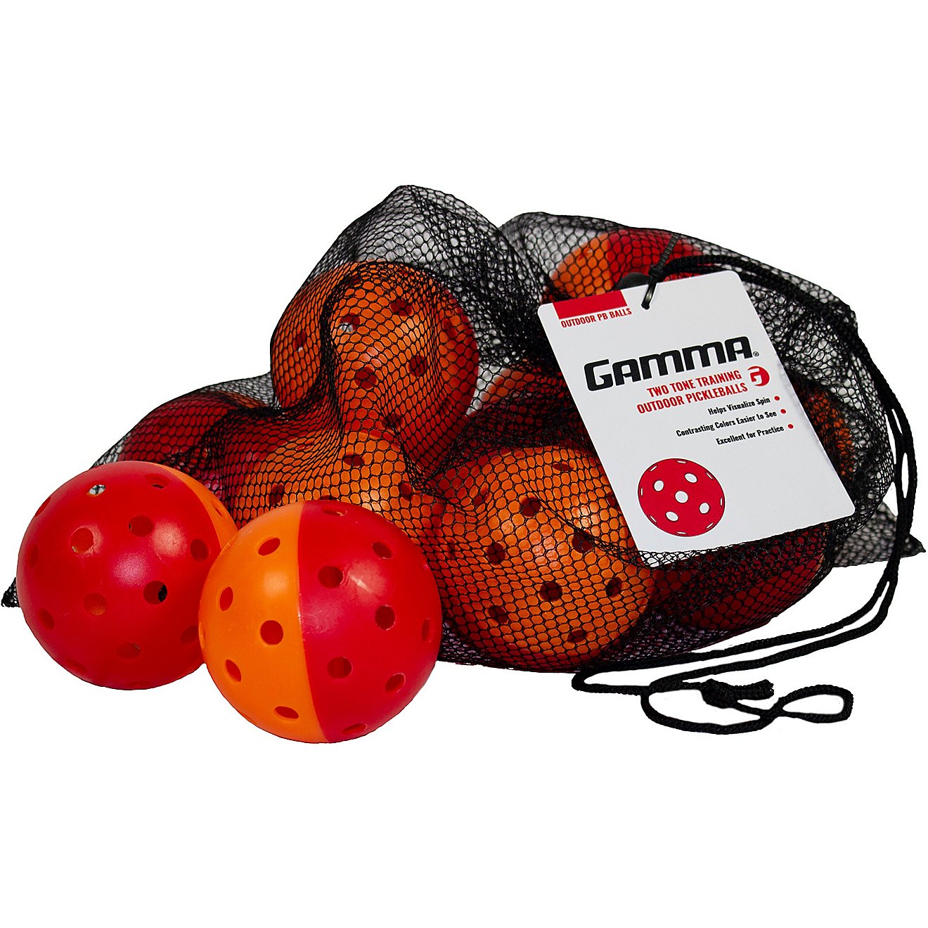 Gamma Outdoor 2-Tone Pickleballs 12-Pack                                                                                         - view number 2