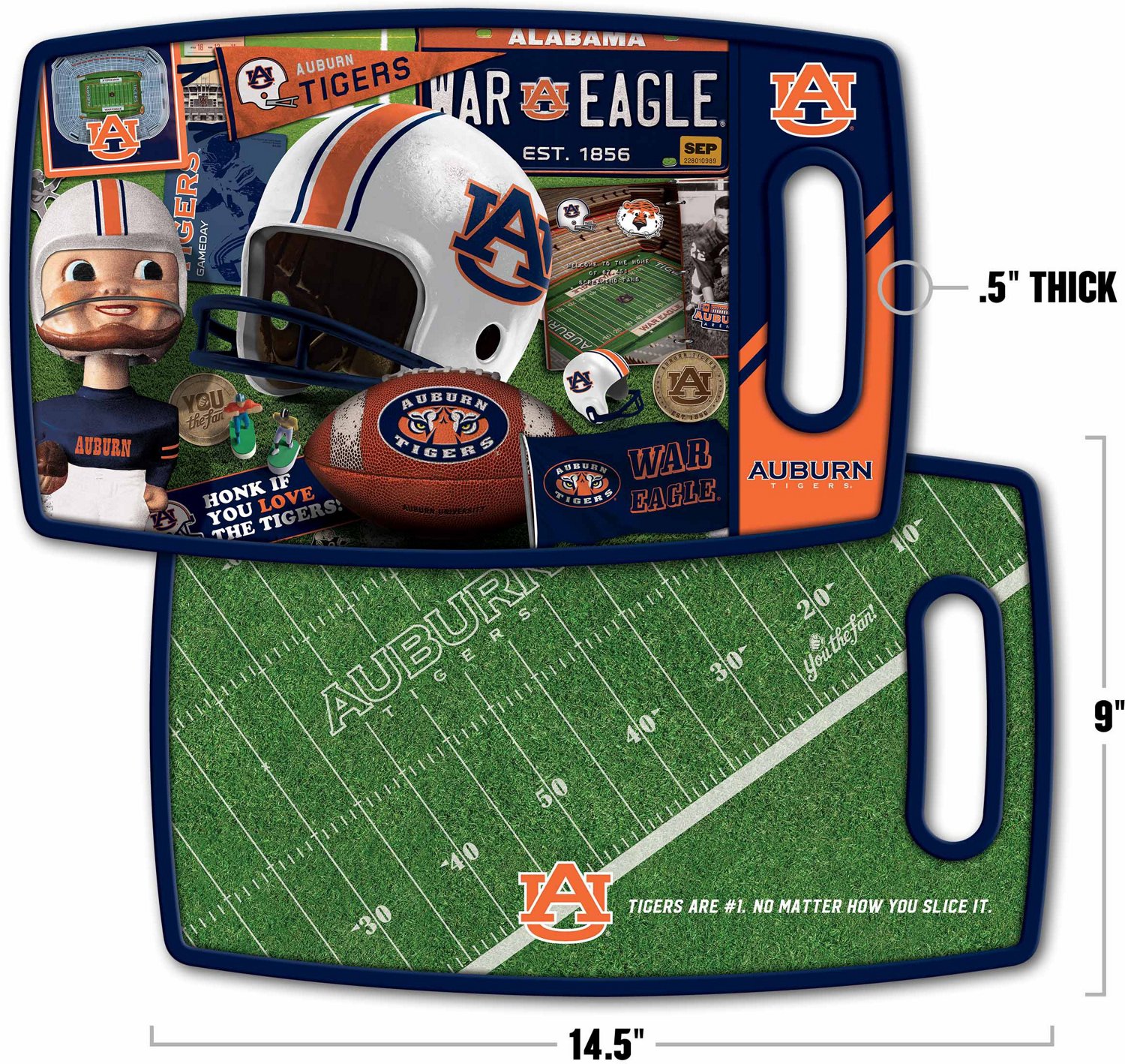 YouTheFan Auburn University Retro Series Cutting Board