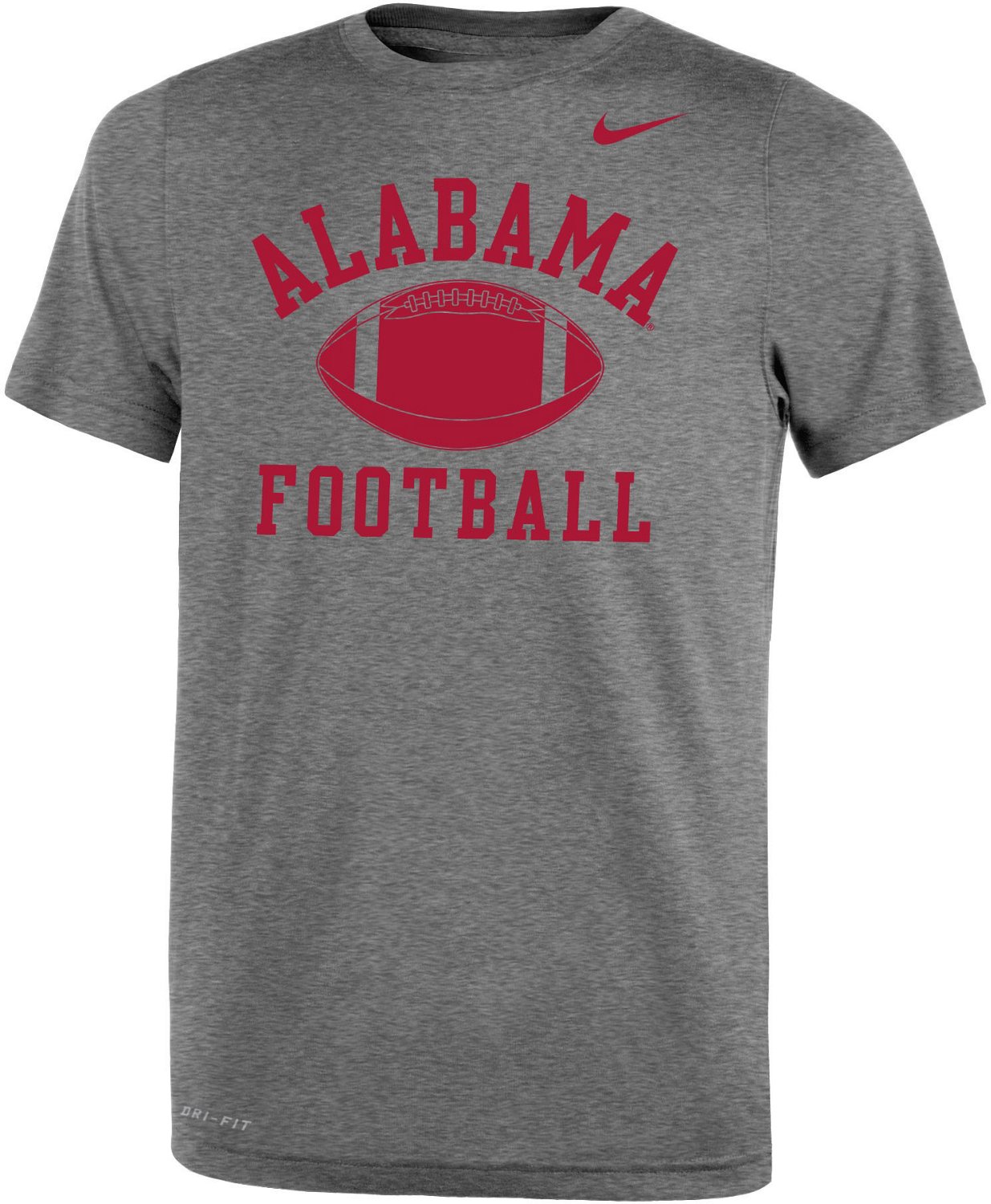 Nike Boys' University of Alabama Dri-FIT Football Legend Short Sleeve T-shirt