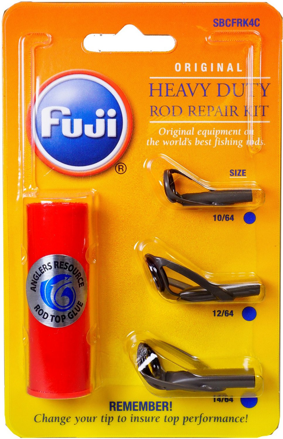  Fuji FRK4C Polished Rod Repair Kit Glue & 3 Tops