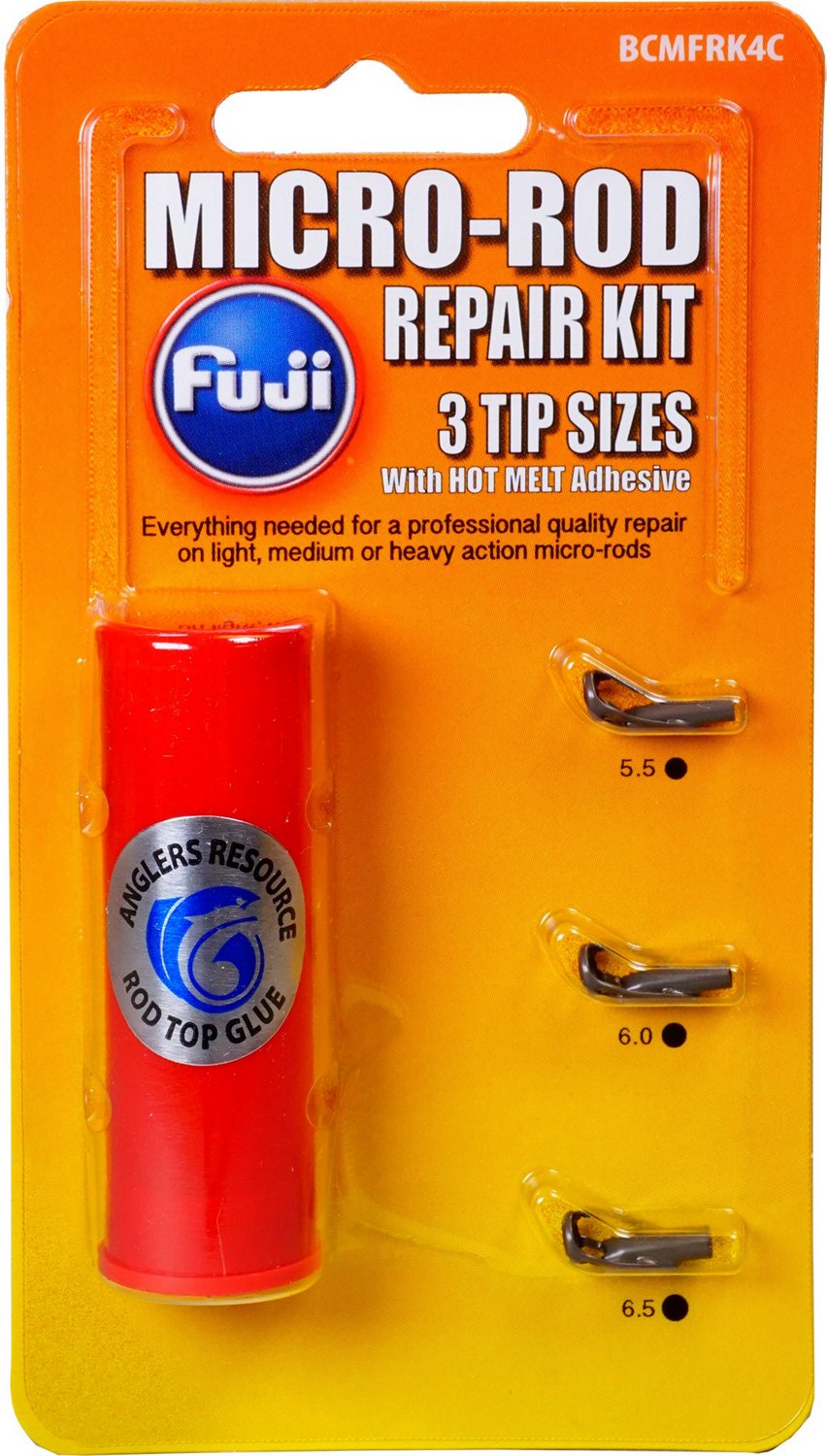 Fishing Rod Tip Repair Kit with Glue for Fishing Pole Tip Replacement 