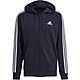 adidas Men's Essentials French Terry 3S Full Zip Hoodie                                                                          - view number 6