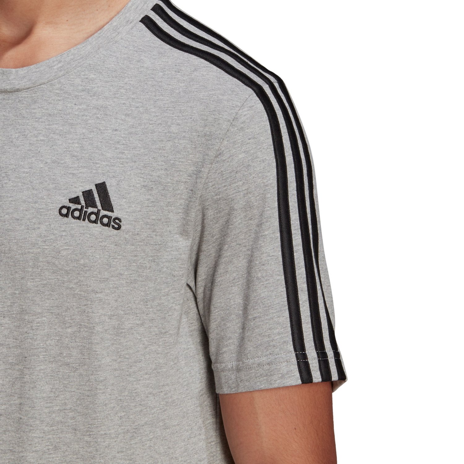 adidas Men's Essential 3-Stripes T-shirt - view number 4