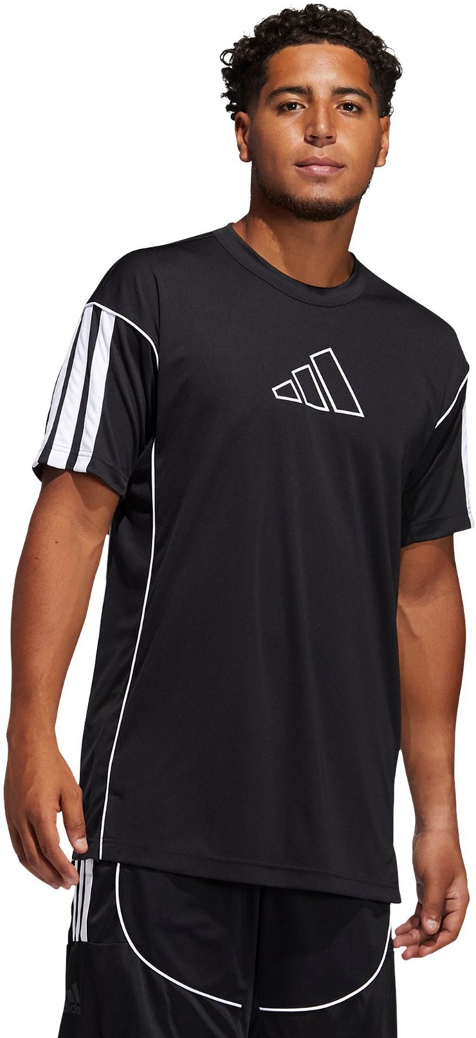 adidas San Antonio Spurs NBA Men's Gametime Shirt - Black