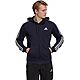 adidas Men's Essentials French Terry 3S Full Zip Hoodie                                                                          - view number 1 selected